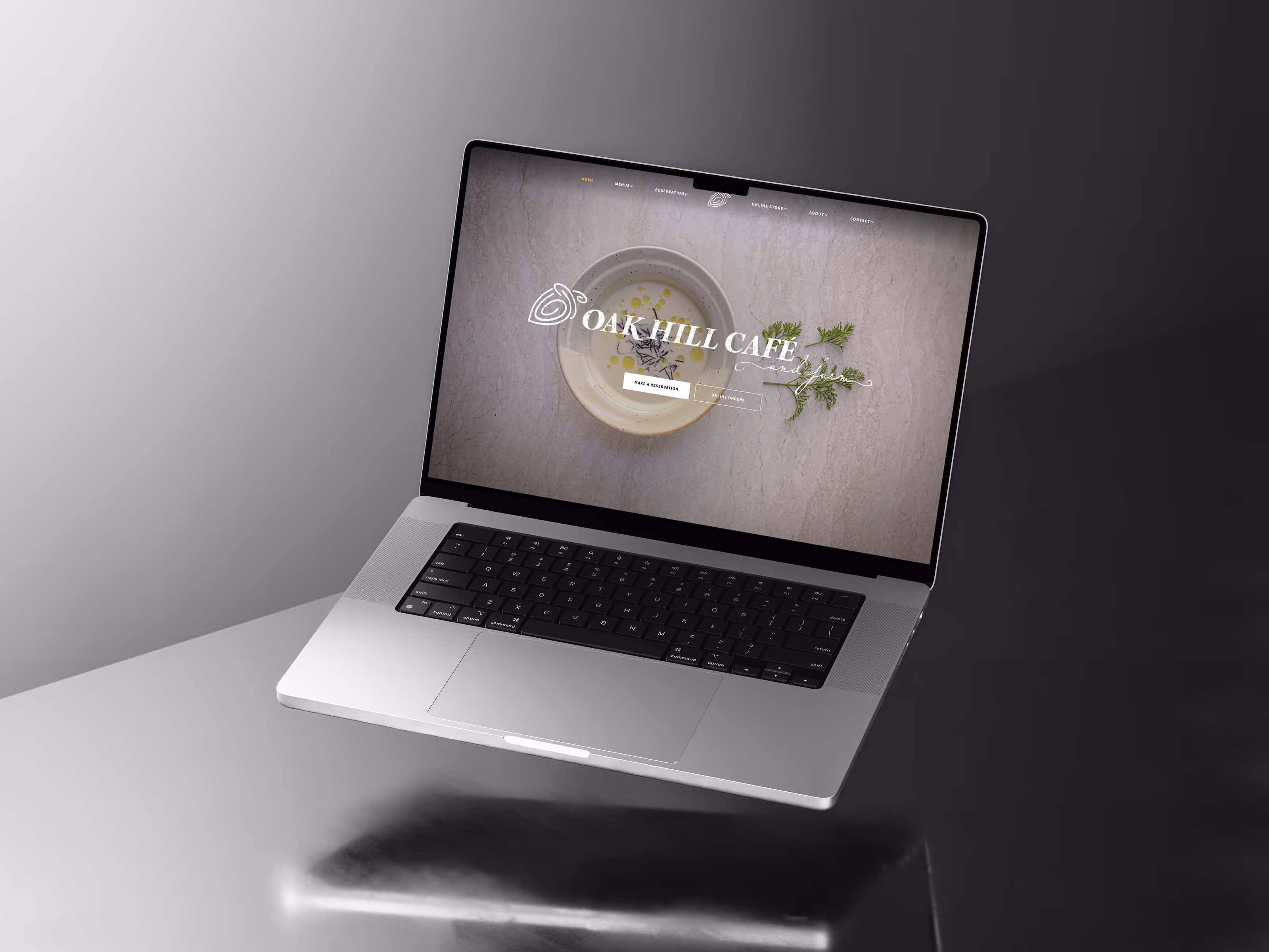 Oak hill café live site