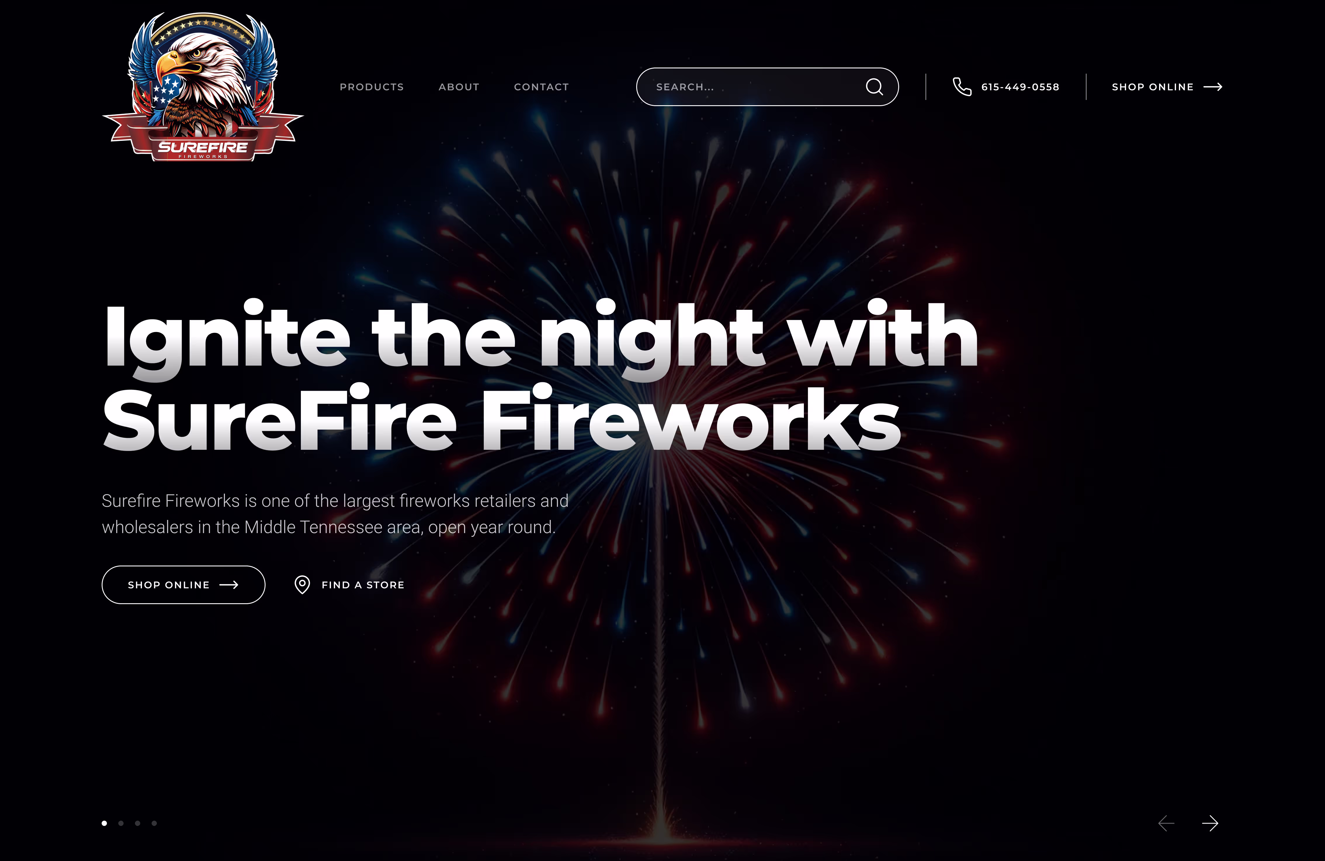 Surefire fireworks project showcase