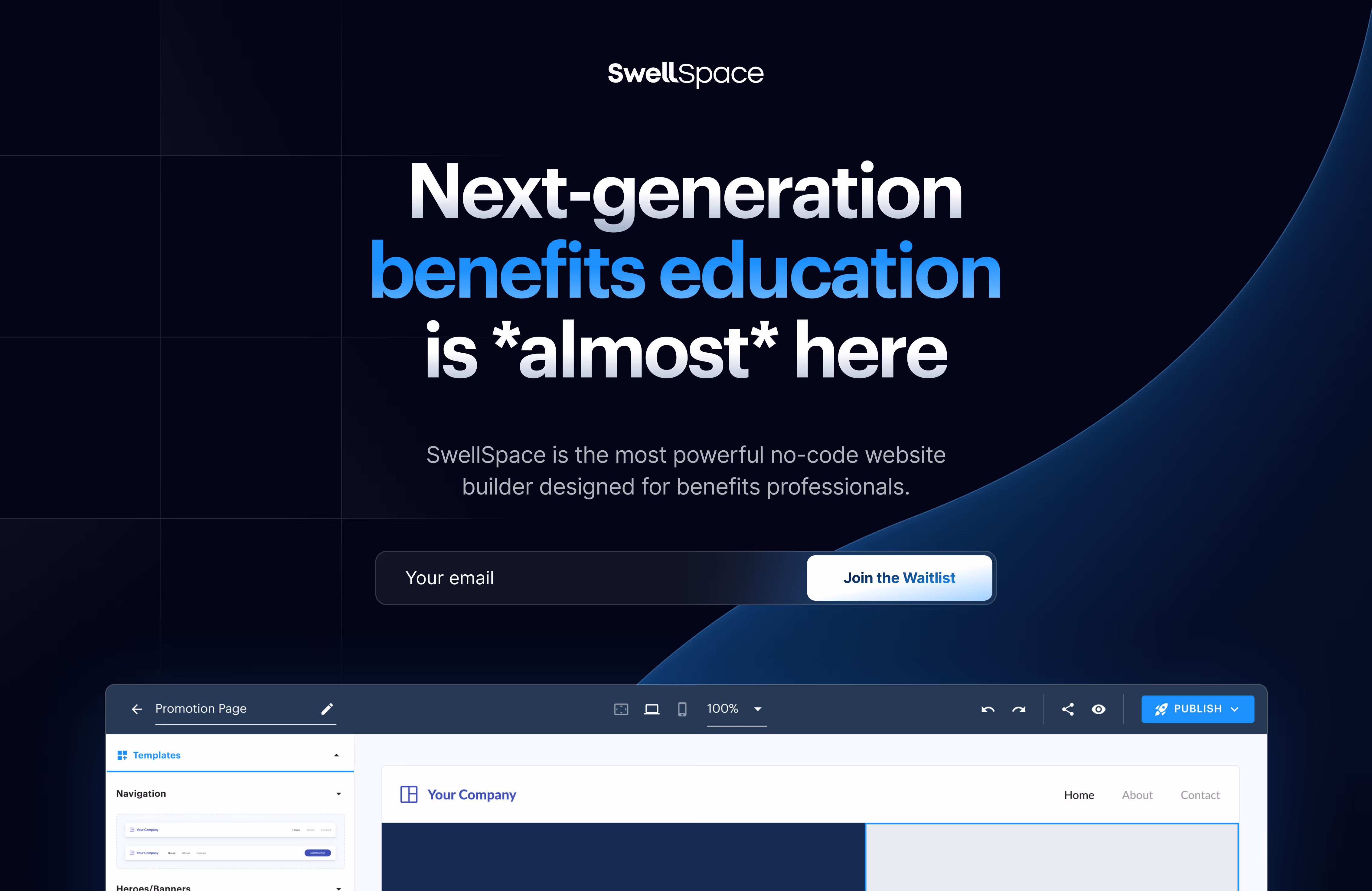 SwellSpace launch project showcase