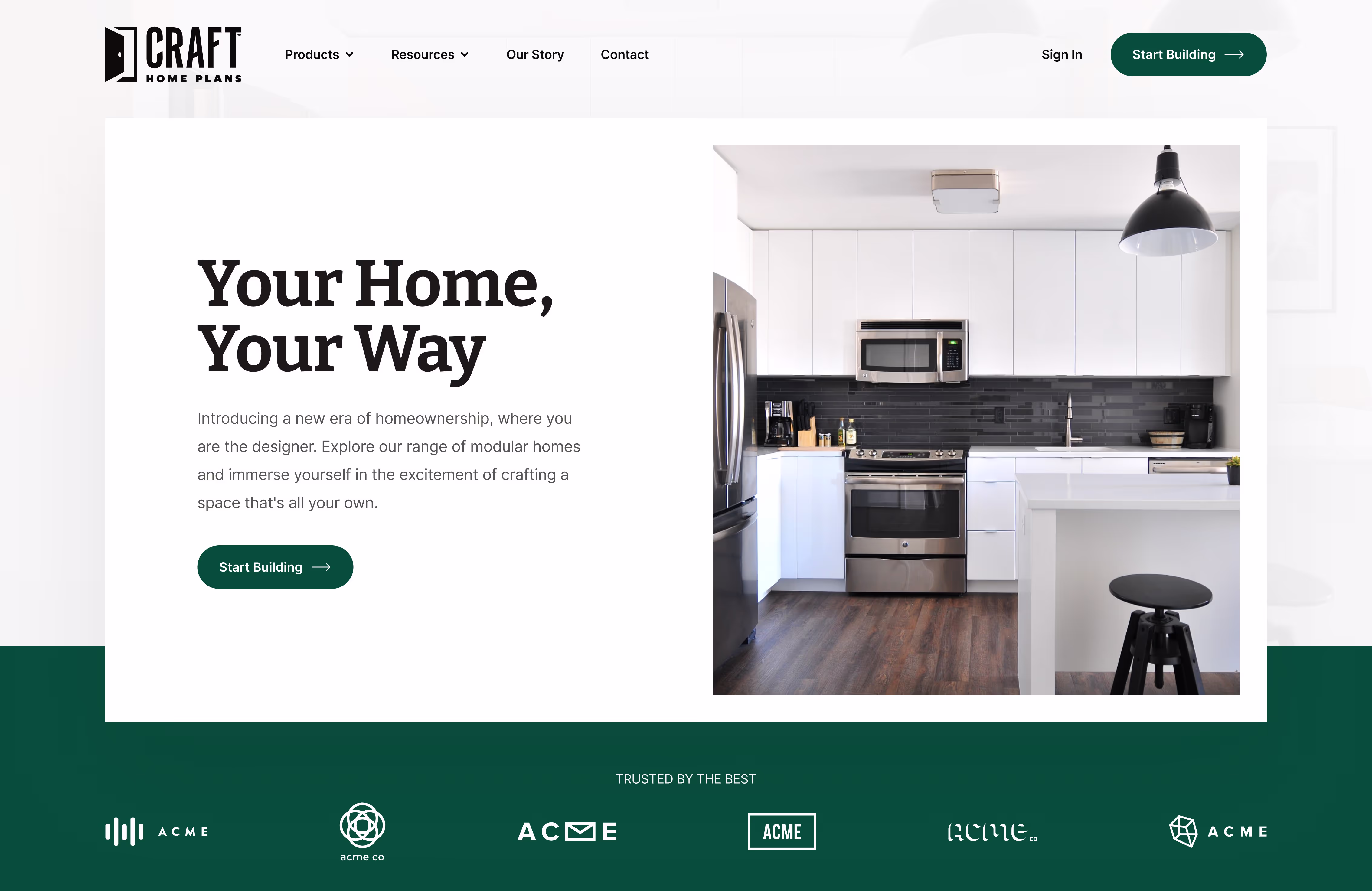 Craft Home Plans project showcase